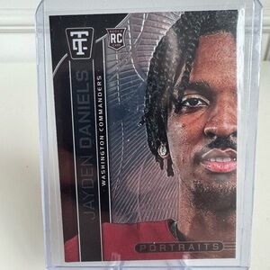 2024 Jayden Daniels Rookie Panini Certified Portraits Washington Commanders